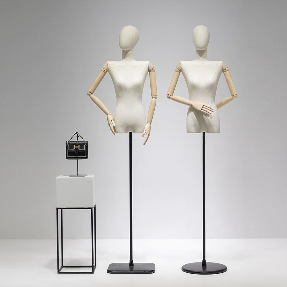 JELIMATE Premium Female Mannequin Torso – Professional Dress Form for Retail Photography