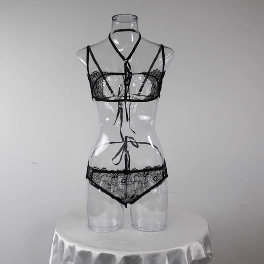 Transparent Female Half-Body Mannequin | 3D Photo Shoot Stand for Lingerie & Swimwear
