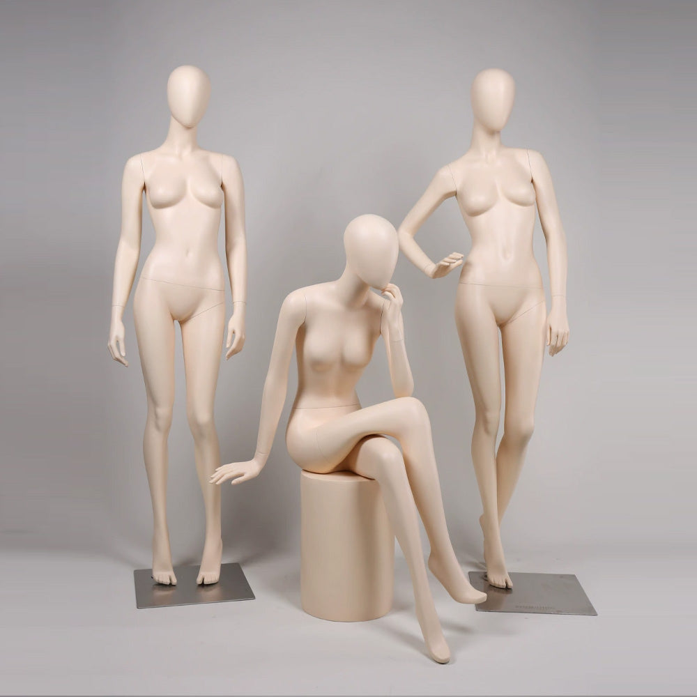Jelimate Luxury Female Full Body Mannequin,Women Full Body Dress Form Mannequin,Female Full Body Display Mannequin,Bridal Store Wedding Dress Mannequin,Clothing Store Clothing Display Model JMFF07