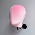 Jelimate Wall Mounted Mannequin Head,Linen/Velvet Mannequin Head With Hanging Base,Hat Display Head Mannequin,Wig Display Stand Manikin Head,Store Display Mannequin Head Stand JMH01