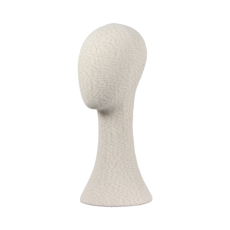 Linen Mannequin Head - Pinnable Display Stand for Hats Wigs Jewelry