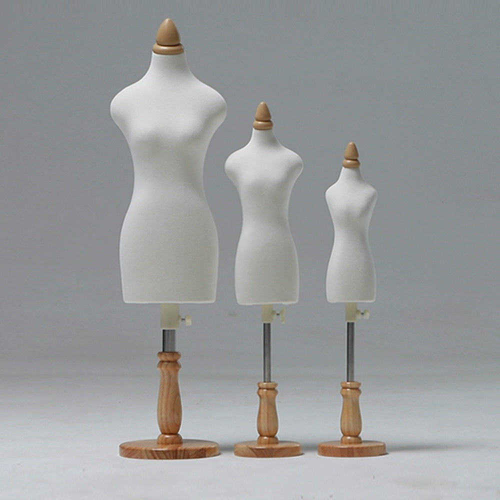 JELIMATE Female Half Scale Dress Form for Sewing,Fully Pinnable 1/3 Or 1/4 Or 1/2