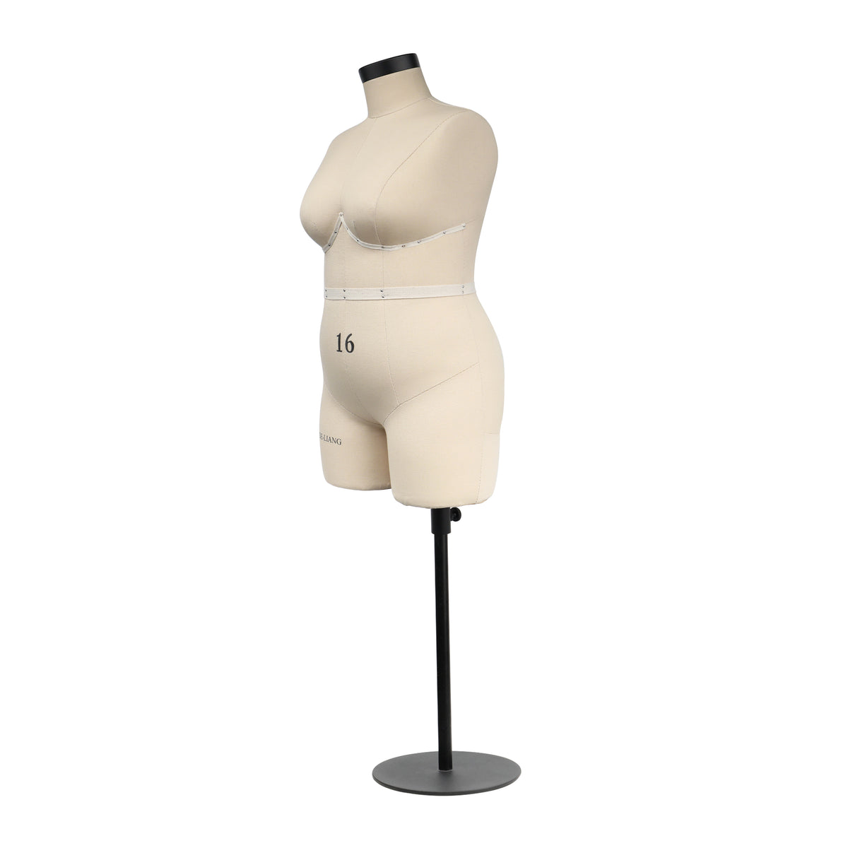DE-LIANG Plus Size 16 Half Scale Female Dress Form for Draping & Pattern Making