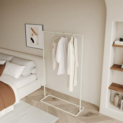 JELIMATE Freestanding Metal Clothing Garment Rack Display Stand for Boutique Bedroom