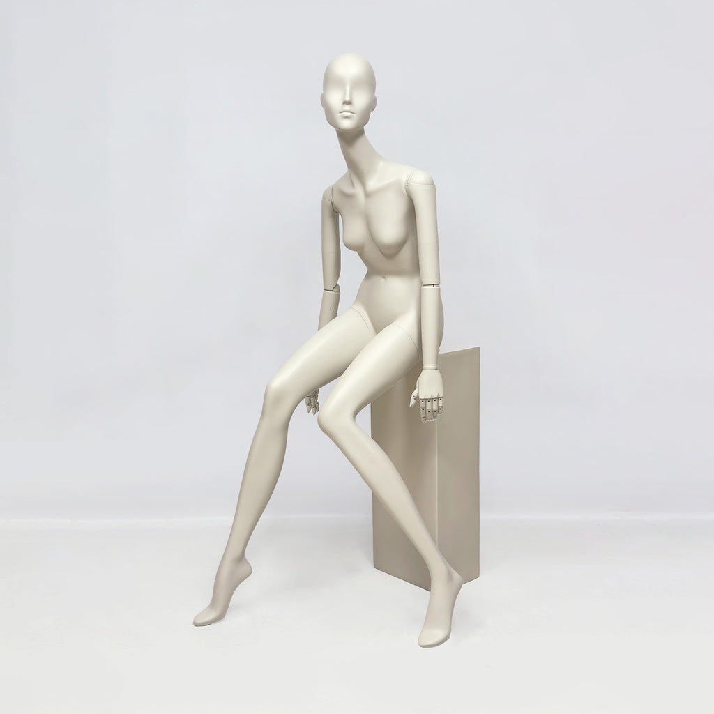 Professional Seated Display Mannequin - Boutique, Studio & Department Store Use