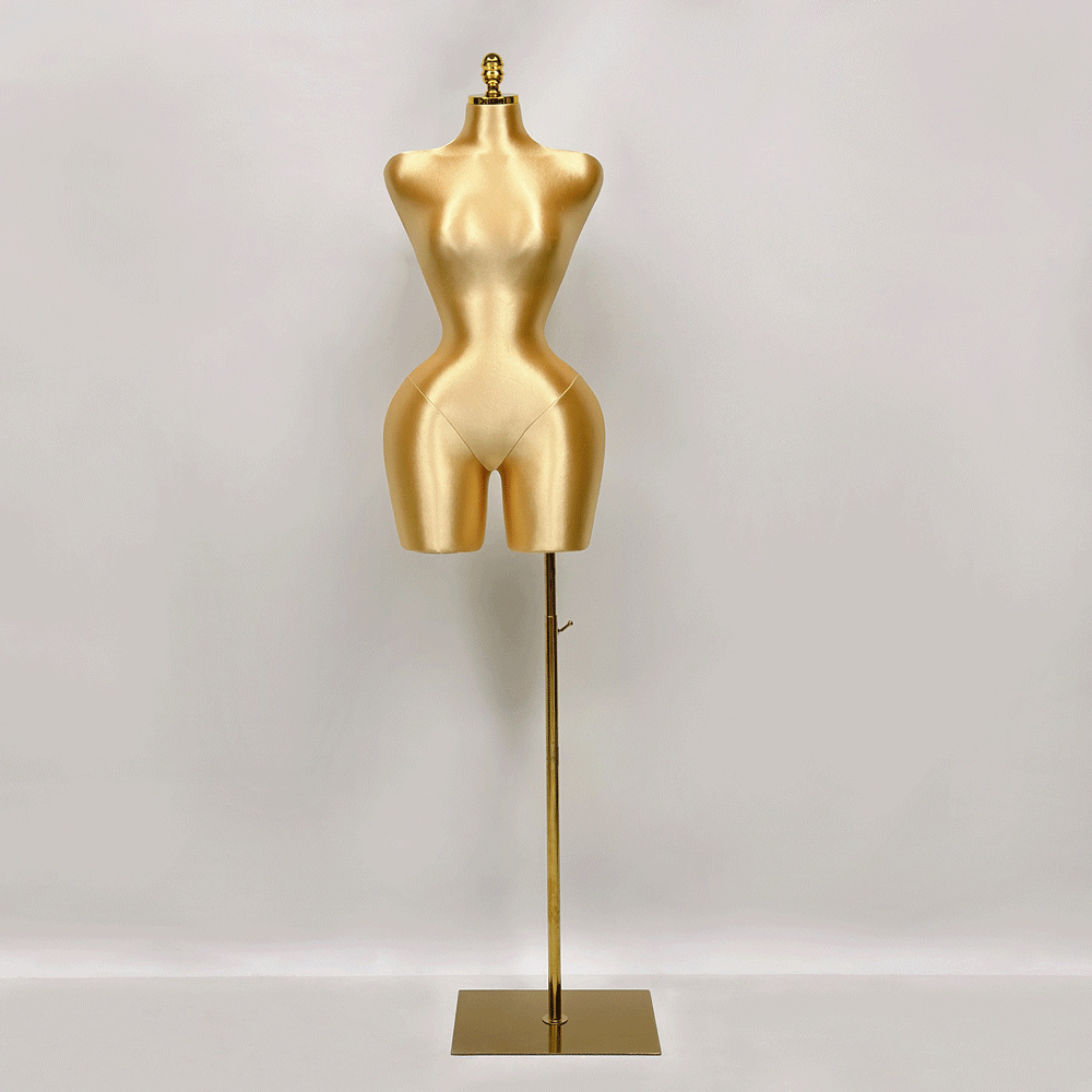 JELIMATE Female big butt mannequin Plus Size,Fully Pinnable Bbl Mannequin, Elegant S Shape Curvy Mannequin