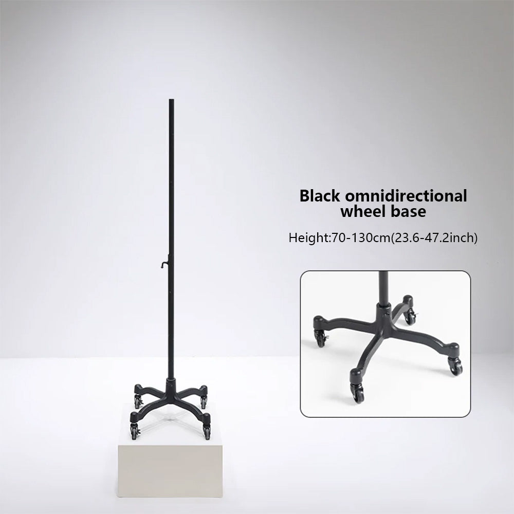 JELIMATE Half Body Mannequin Stand Base | Stainless Steel Retail Display Pole Stand