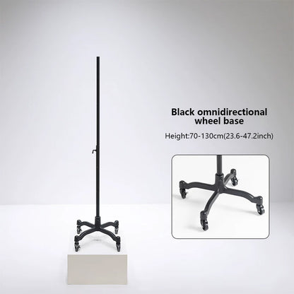 JELIMATE Half Body Mannequin Stand Base | Stainless Steel Retail Display Pole Stand