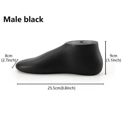 JELIMATE Foot Mannequin Display Model for Socks & Shoes | Male & Female
