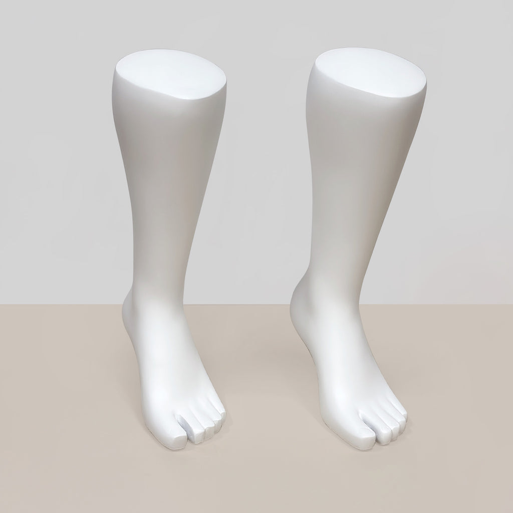 Mannequin Foot Display Props | Male Female Kids Fiberglass Foot Model for Sock & Shoe Store
