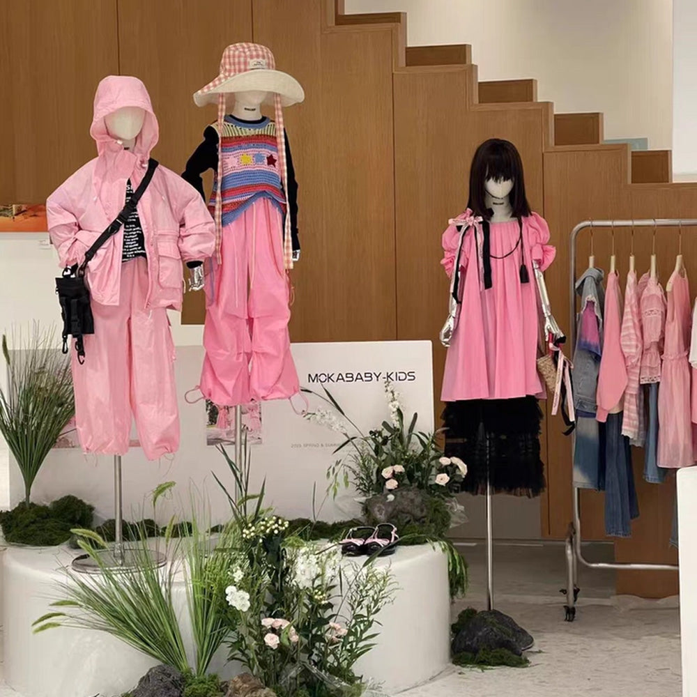 JELIMATE Kids Electroplated Mannequin | Gold Silver Dress Form for Kids Streetwear Display