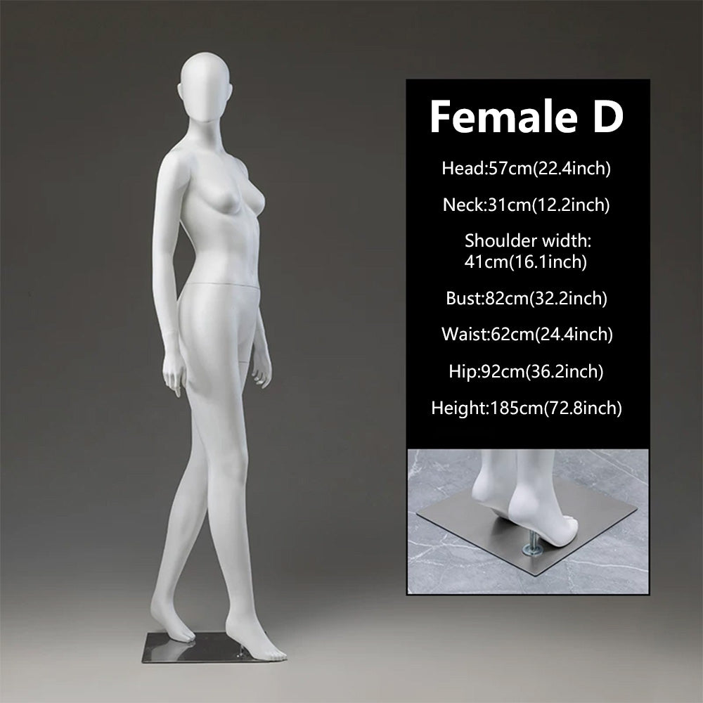 JELIMATE Female Full Body Mannequin | 21 Styles | Luxury Boutique Display Dress Form
