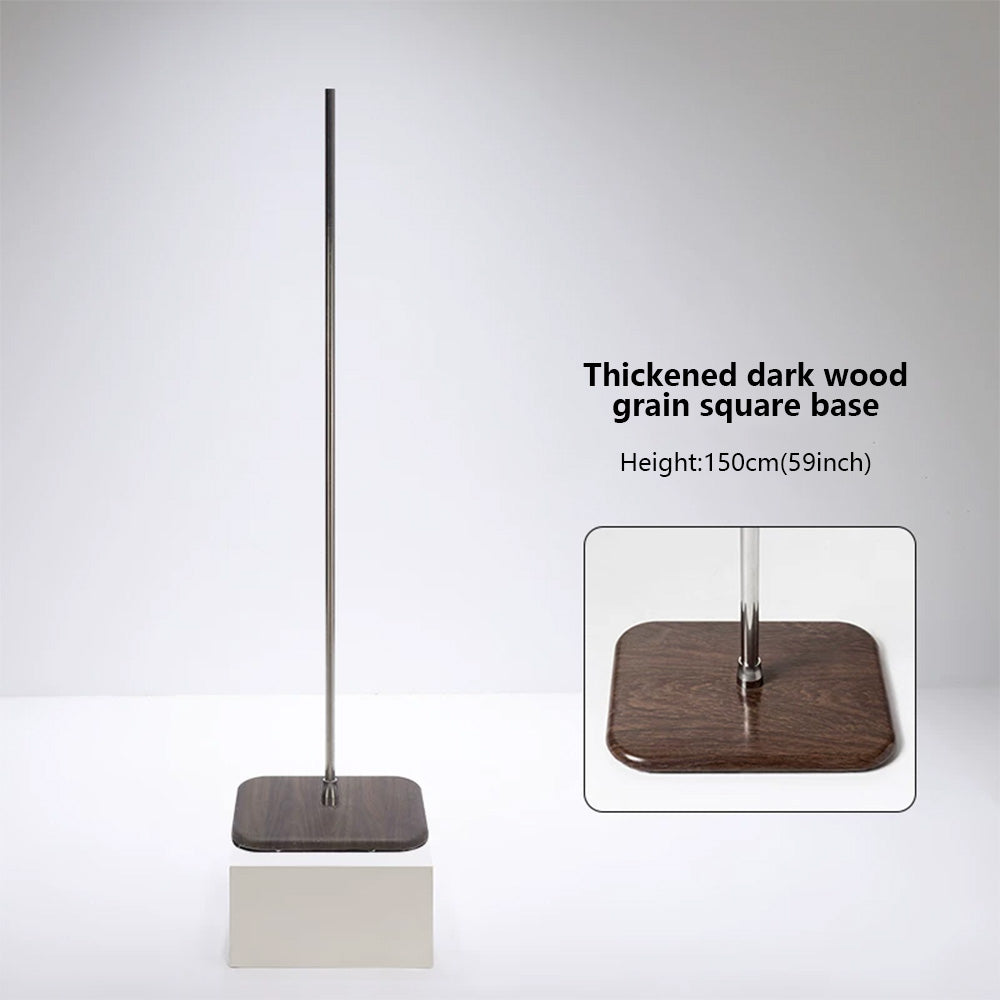 JELIMATE Half Body Mannequin Stand Base | Stainless Steel Retail Display Pole Stand