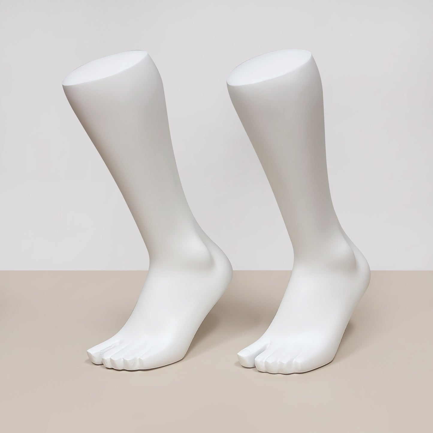 Mannequin Foot Display Props | Male Female Kids Fiberglass Foot Model for Sock & Shoe Store