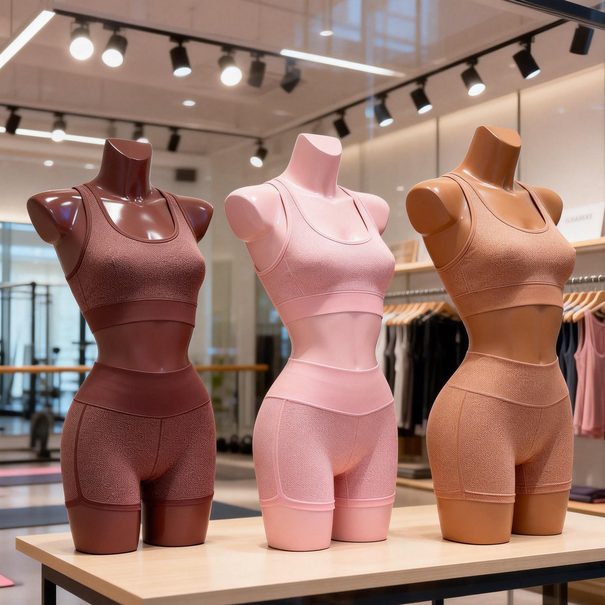 JELIMATE Female Torso Mannequin with Bust & Slim Waist – Lingerie & Swimwear Display Form
