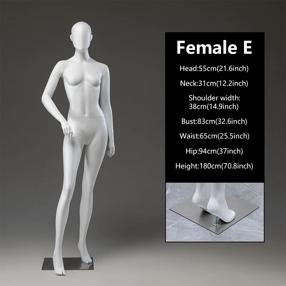 JELIMATE Female Full Body Mannequin | 21 Styles | Luxury Boutique Display Dress Form