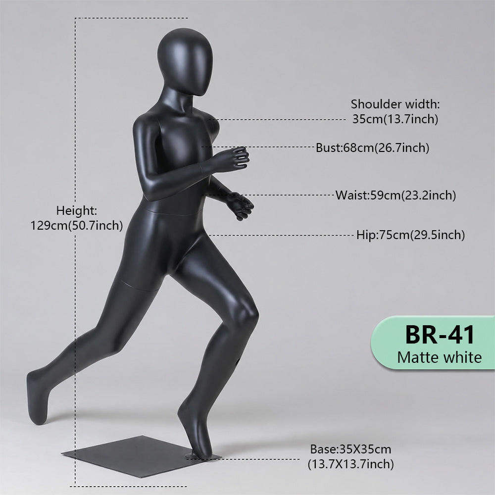 JELIMATE Kids Sport Full Body Mannequin | Athletic Children Clothing Display Form for Ages 2–12