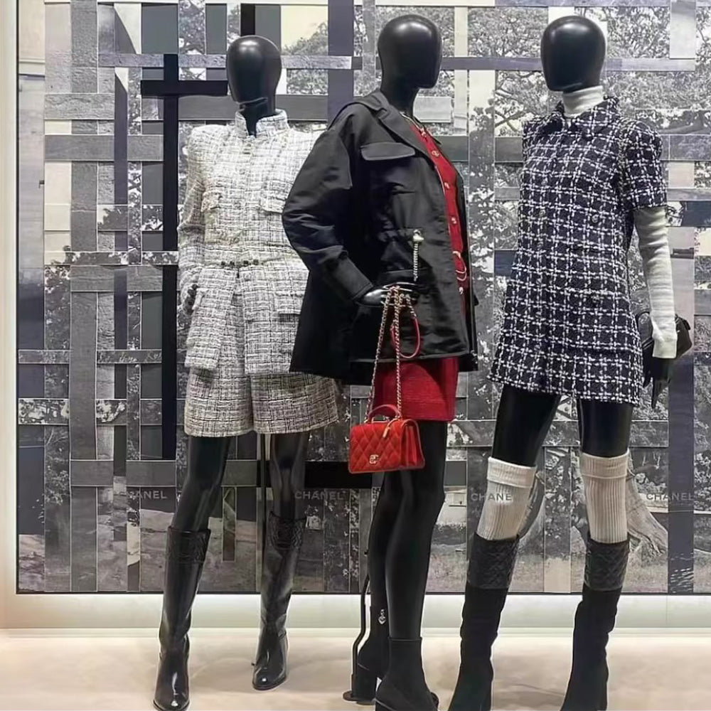 JELIMATE Premium Flexible Articulated Female Mannequin | High-End Window Display & Fashion Photography Poseable Dress Form (Standing & Sitting Models)