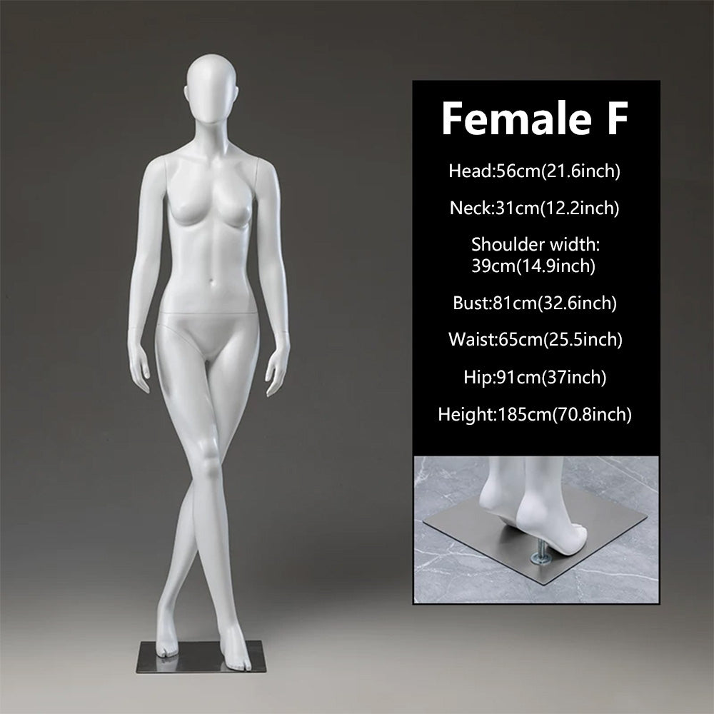 JELIMATE Female Full Body Mannequin | 21 Styles | Luxury Boutique Display Dress Form