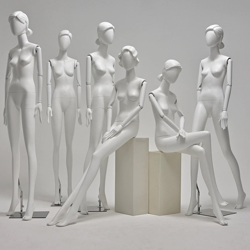 Jelimate Clothing Store Female Full Body Mannequin With Wig,High End Women Store Wedding Dress Form Dummy,Female Dress Form Clothing Display Model Props