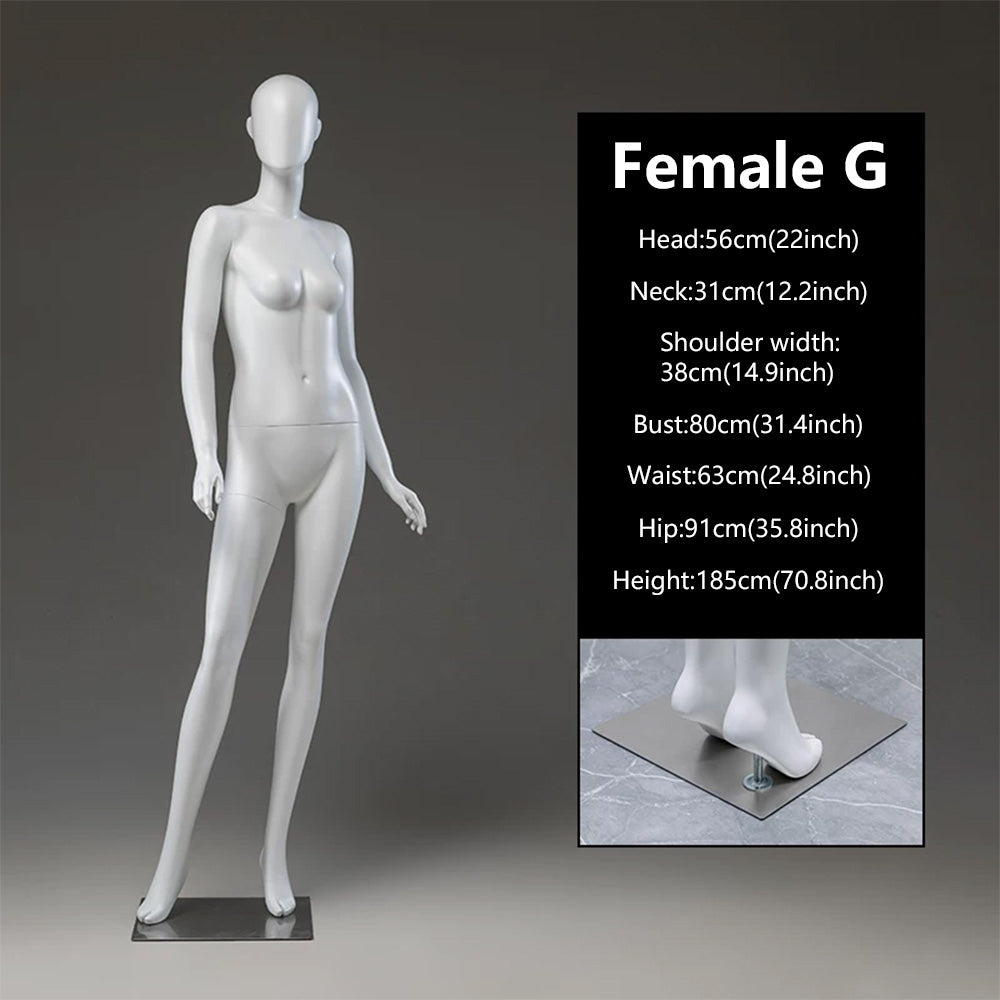 JELIMATE Female Full Body Mannequin | 21 Styles | Luxury Boutique Display Dress Form