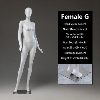 JELIMATE Female Full Body Mannequin | 21 Styles | Luxury Boutique Display Dress Form