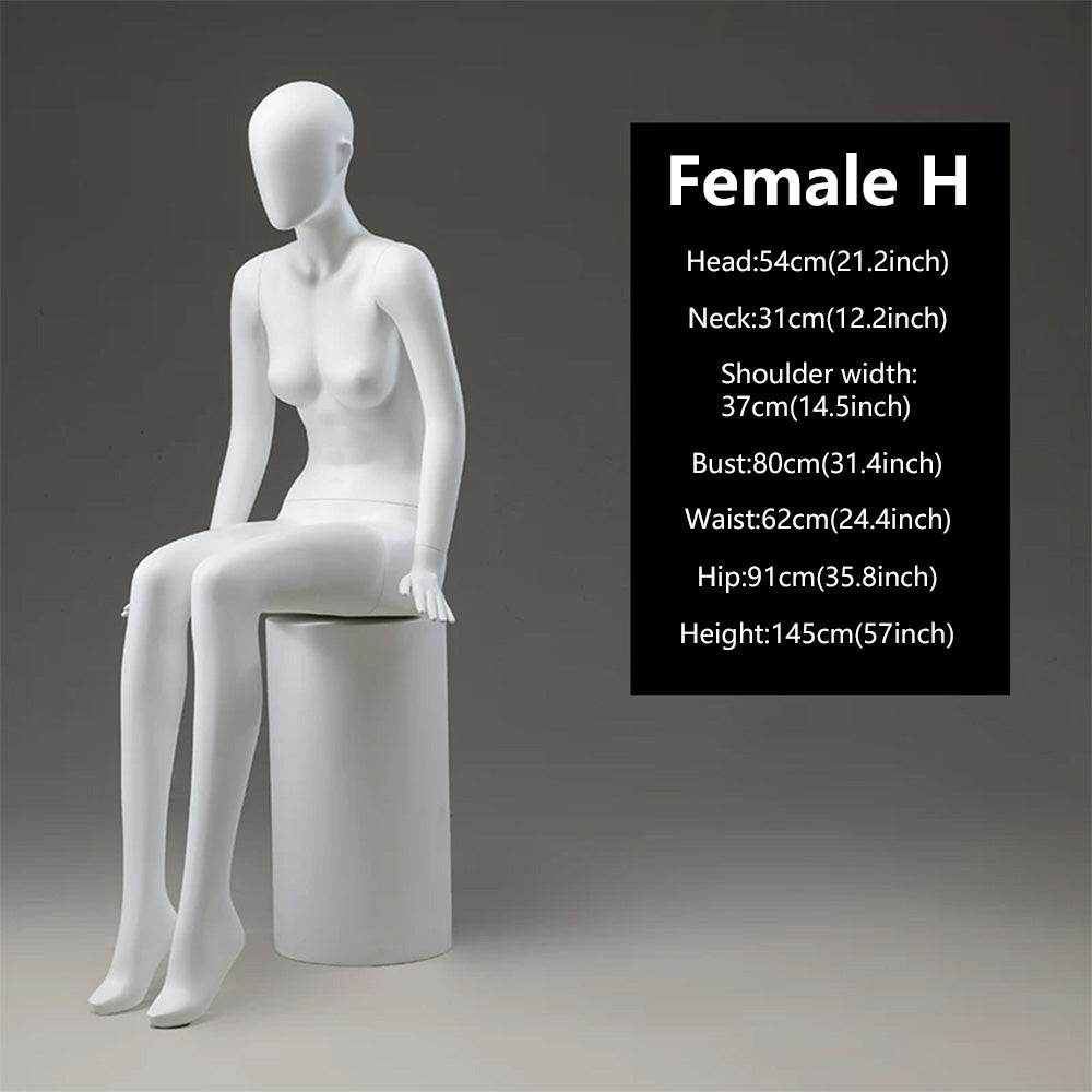JELIMATE Female Full Body Mannequin | 21 Styles | Luxury Boutique Display Dress Form