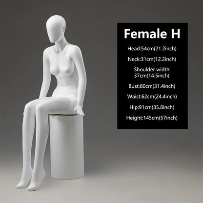 JELIMATE Female Full Body Mannequin | 21 Styles | Luxury Boutique Display Dress Form
