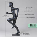 JELIMATE Kids Sport Full Body Mannequin | Athletic Children Clothing Display Form for Ages 2–12