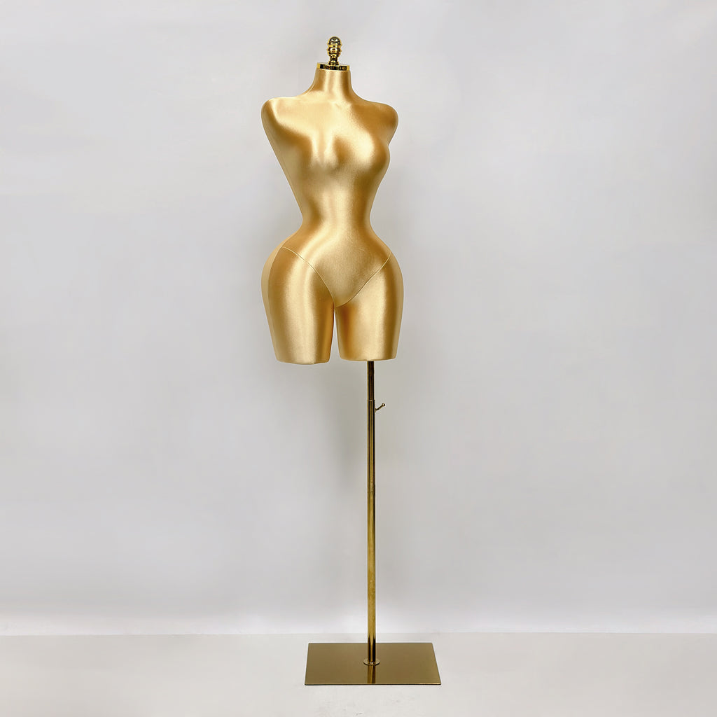 JELIMATE Female big butt mannequin Plus Size,Fully Pinnable Bbl Mannequin, Elegant S Shape Curvy Mannequin