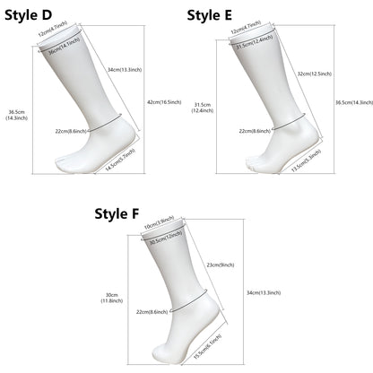 Mannequin Foot Display Props | Male Female Kids Fiberglass Foot Model for Sock & Shoe Store