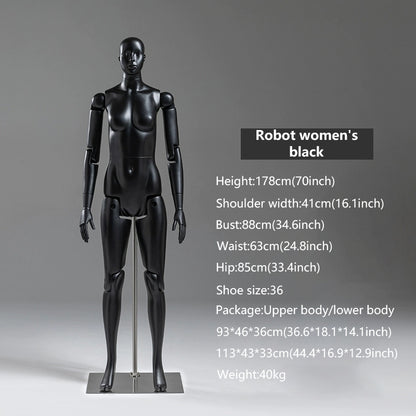 Flexible Model Male/Female/Kids - Posable stylish Full-Body Mannequin | JELIMATE