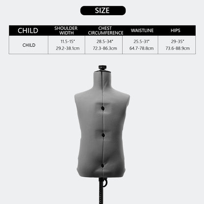 Child Dress Form - Adjustable Mannequin Dress Form for Kids | Best Adjustable Dress Form