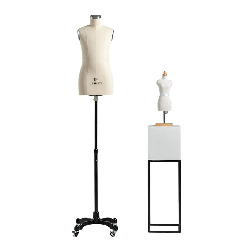 JELIMATE Professional Childrens Adjustable Dress Form (Pin-Insertable & Flocked)