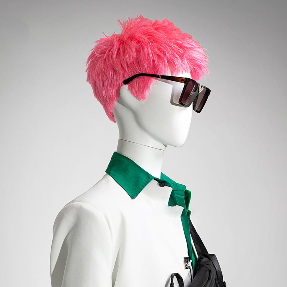 Jelimate Luxury Male BoBo Wigs,Men Short Hair for Clothing Store Mannequin Head Decoration,Men Mannequin Head For Wigs Clothing Dress Form With Wigs