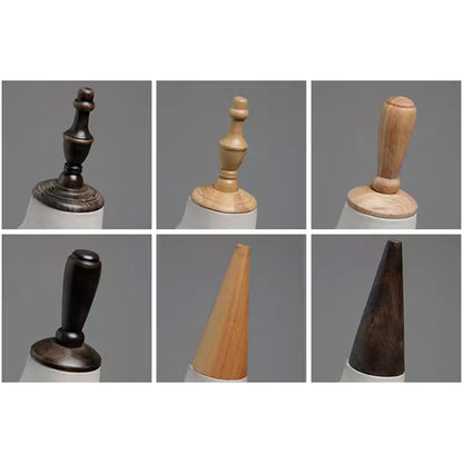 JELIMATE Wooden Mannequin Head Cap | Antique & Flat Top Cover for Display Dress Forms