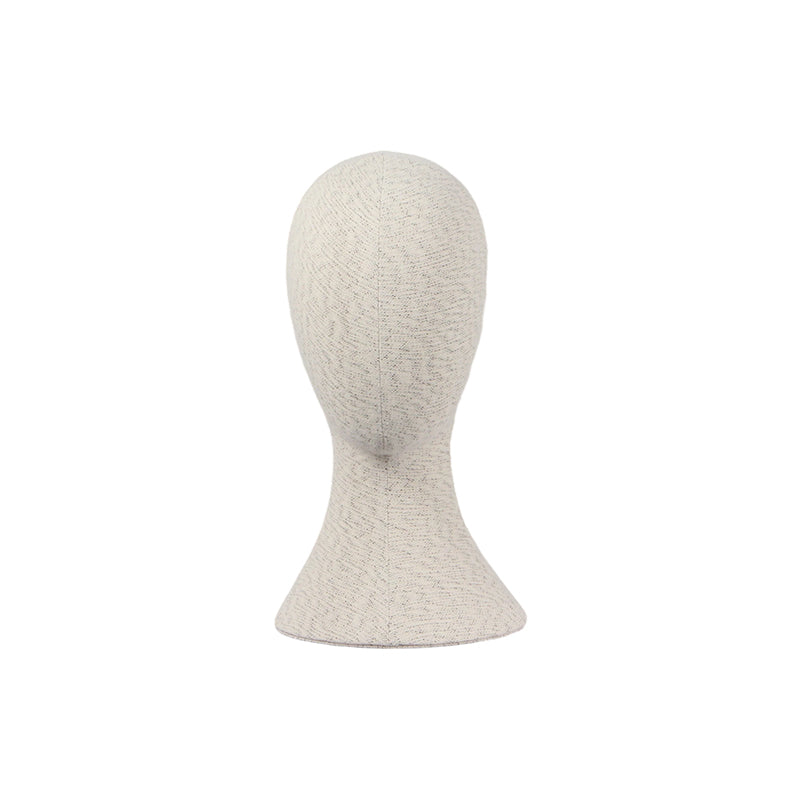 Linen Mannequin Head - Pinnable Display Stand for Hats Wigs Jewelry