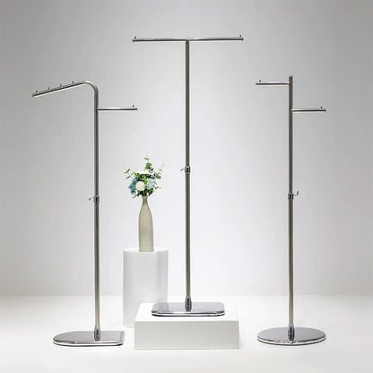 JELIMATE Adjustable Clothing Rack 43.3-70.8" | Stainless Steel Garment Stand for Boutique