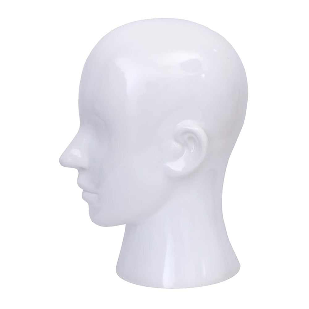 Jelimate Realistic Male Mannequin Head, Fiberglass Wig Display Stand, Abstract Men Head Form, Hat & Accessory Display Rack