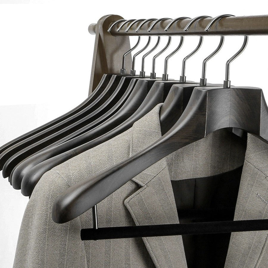 Premium Beech Wooden Hanger: Elegant Storage Solution