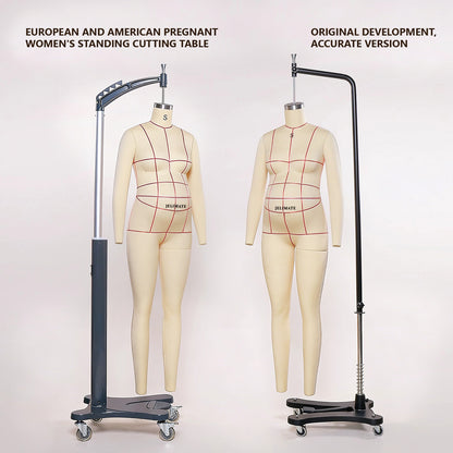 7-9 Months Pregnancy Maternity Dress Form | Optimized for SHEIN Size S Standard