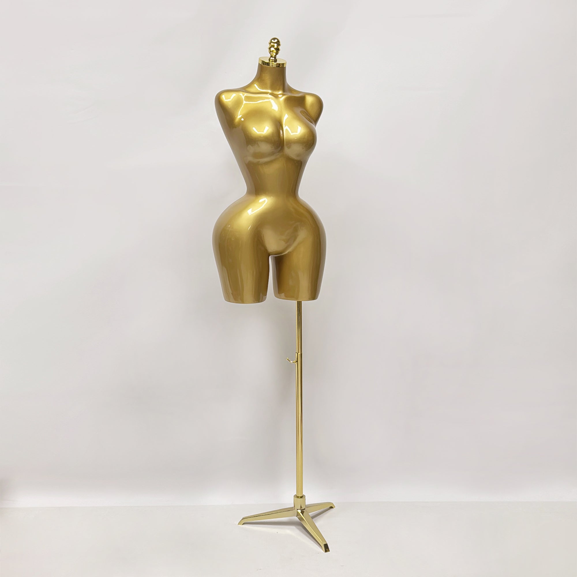 JELIMATE Luxe S-Shape Female Mannequin Torso: Curvy BBL Silhouette Dress Form with Big Hips for Evening Gowns
