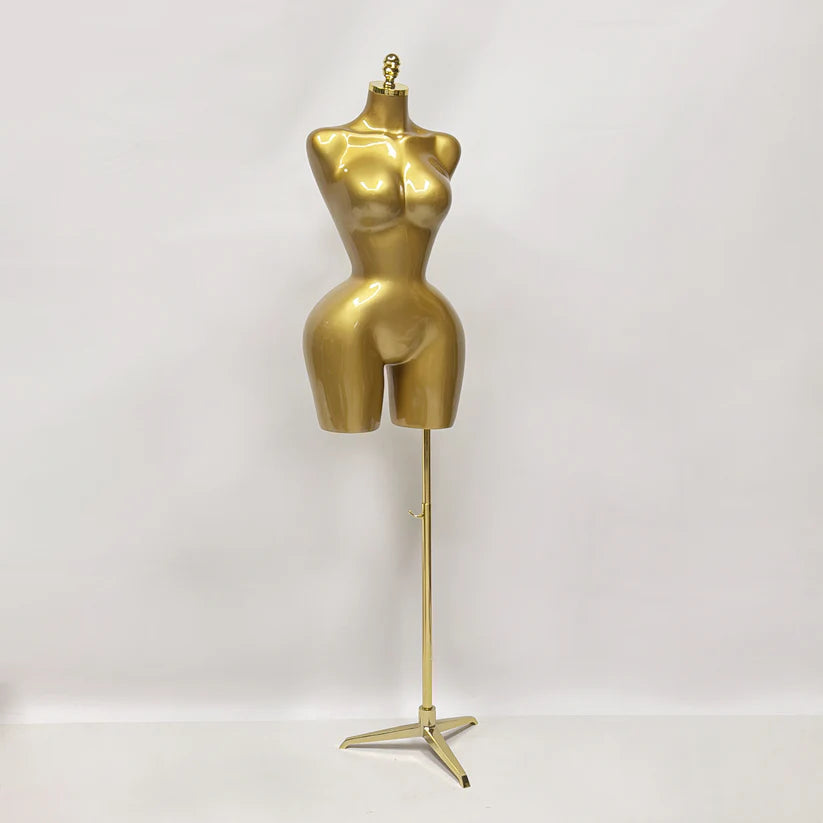 JELIMATE Female big butt mannequin Plus Size,Fully Pinnable Bbl Mannequin, Elegant S Shape Curvy Mannequin