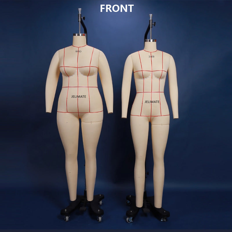 JELIMATE Professional Lingerie & Swimwear Dress Form (34B / 90D)
