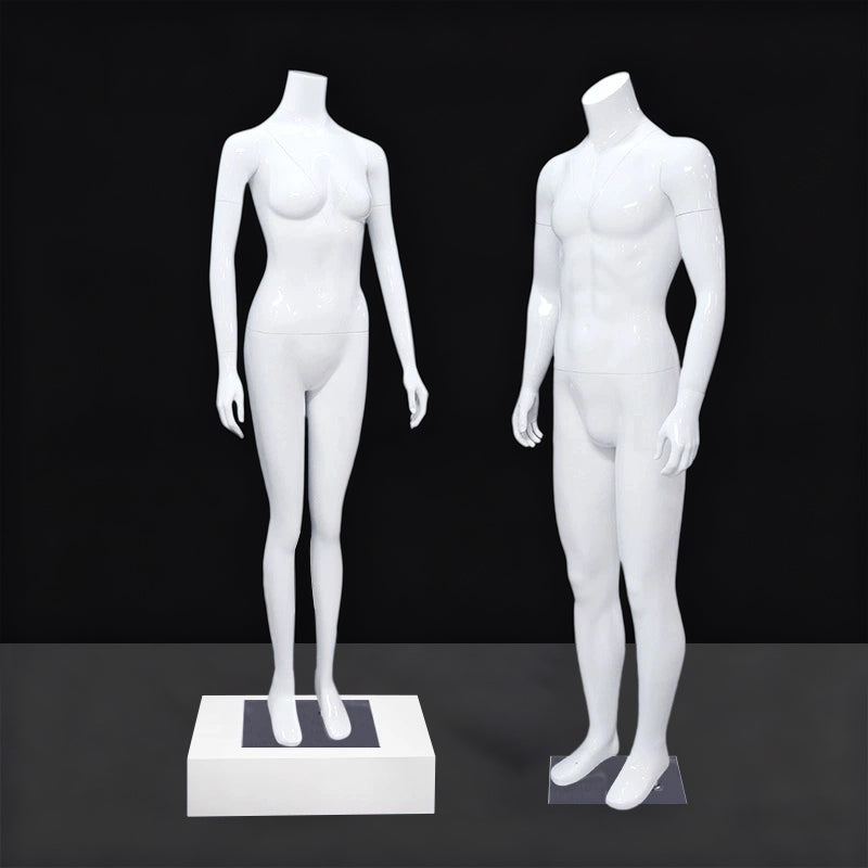Full-Body Ghost Mannequin Props (Male & Female) | 3D Hollow Detachable Torso for Apparel Photography