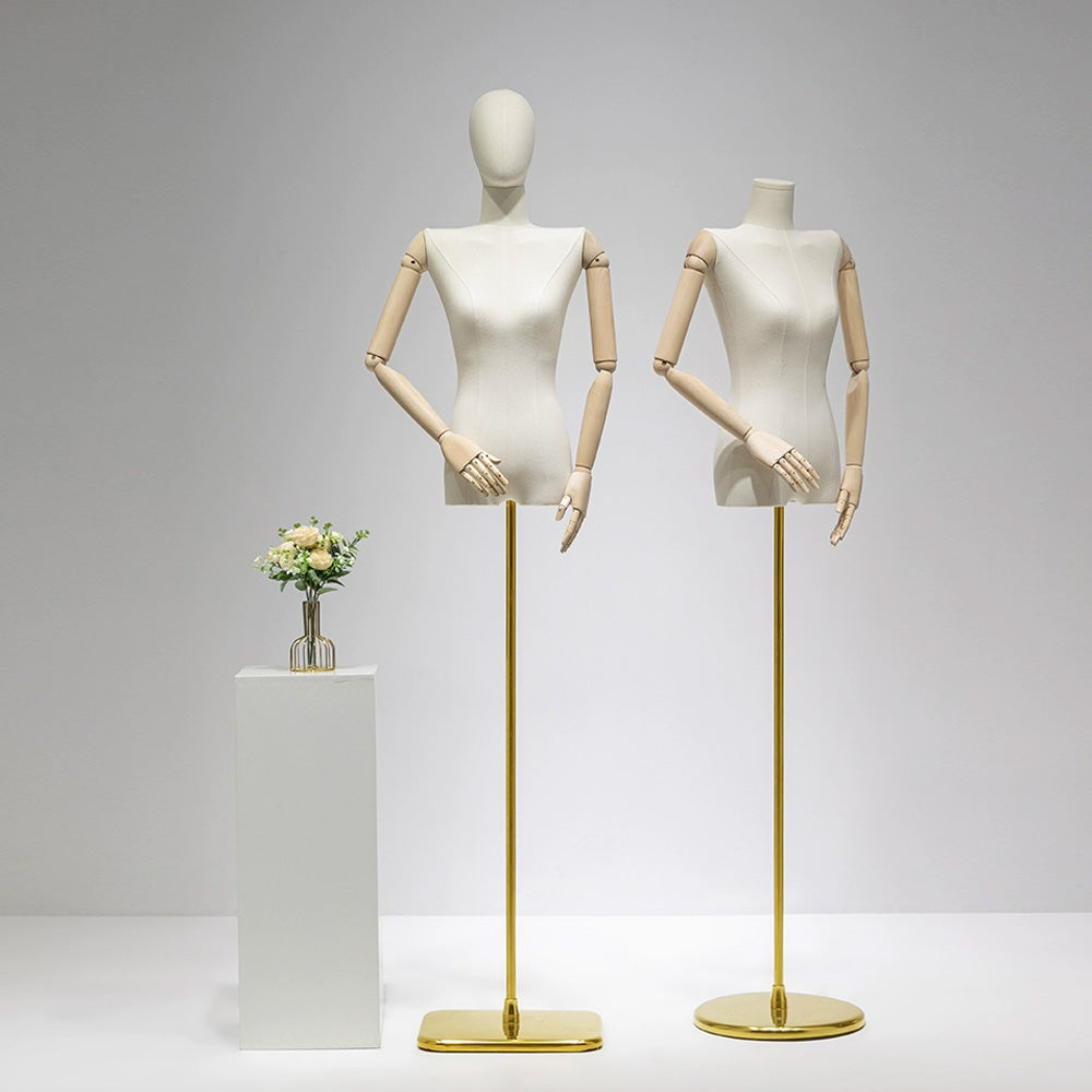 JELIMATE Premium Female Mannequin Torso – Professional Dress Form for Retail Photography