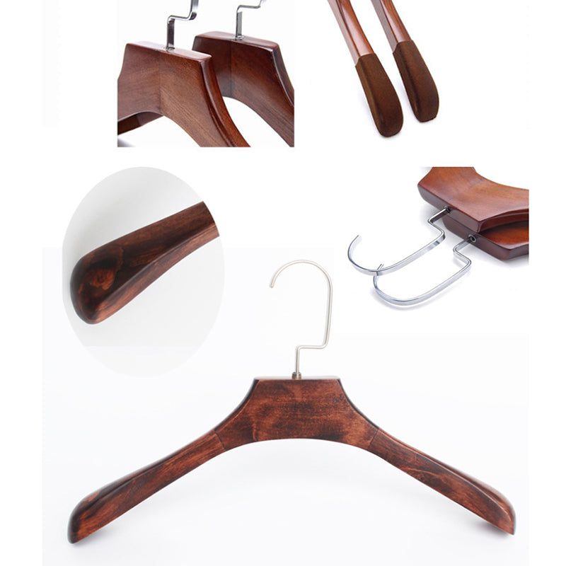 Premium Solid Wood Non-Slip Hangers: Elevate Your Closet Organization