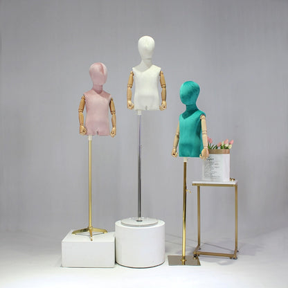 Colorful Velvet Kids Mannequins: Elevate Your Boutique &amp; Product Displays