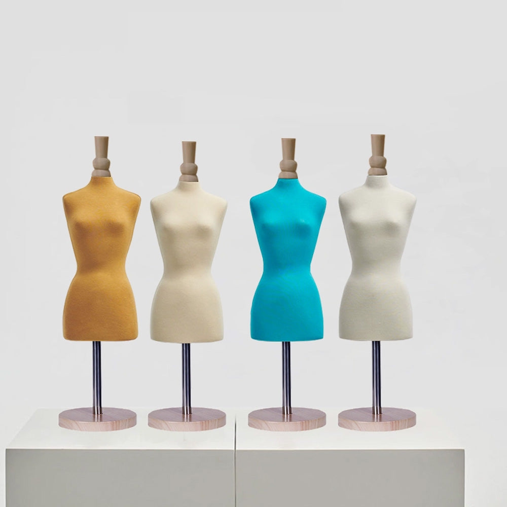 JELIMATE Professional Female Half Scale Dress Form (1:2 Miniature Size)