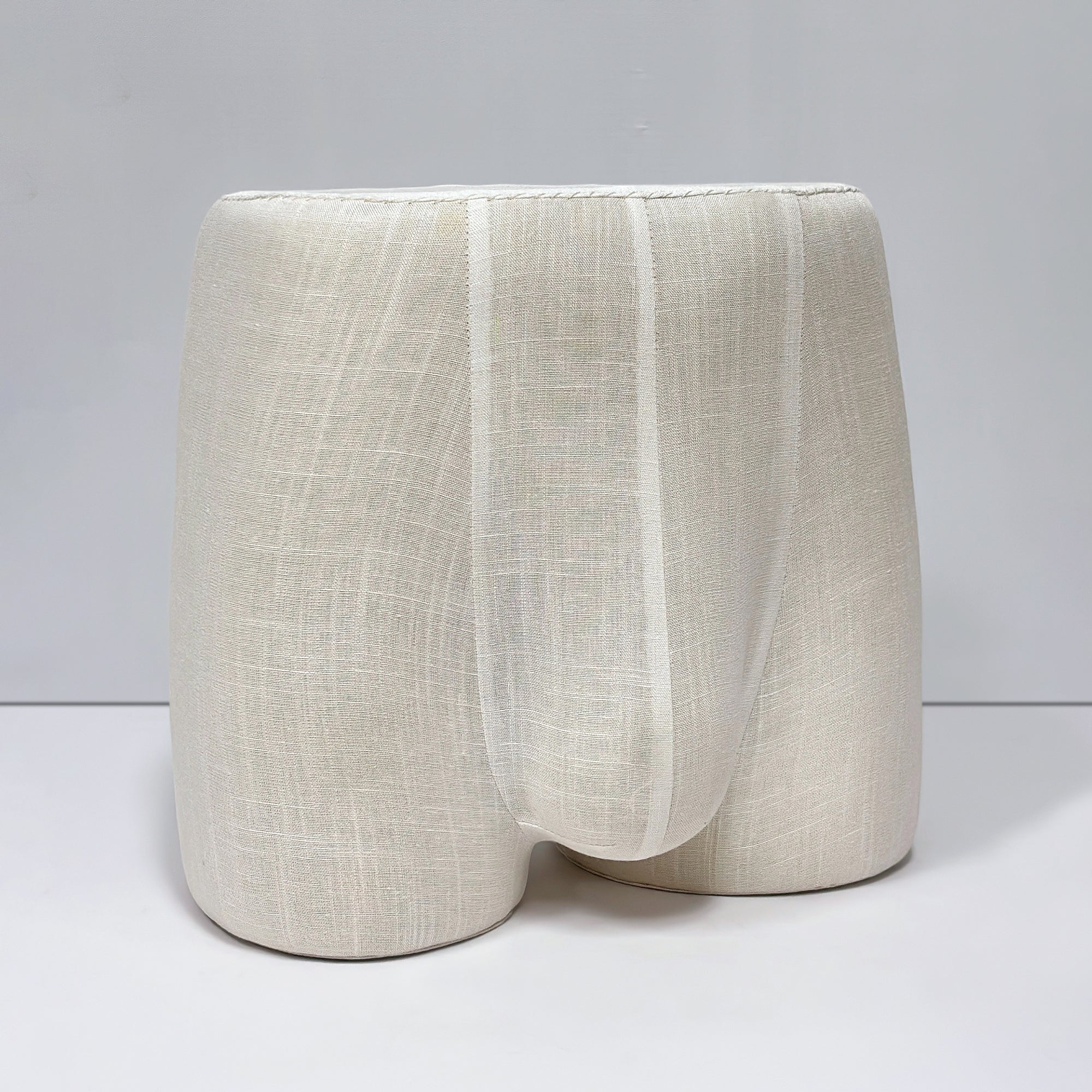 JELIMATE Male Underwear Display Mannequin Bottom – Fiberglass Butt Form with Linen Cover